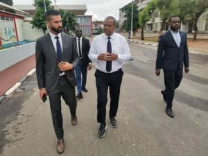 Ministro da Juventude e Desporto de Cabo Verde visita Cidade Desportiva